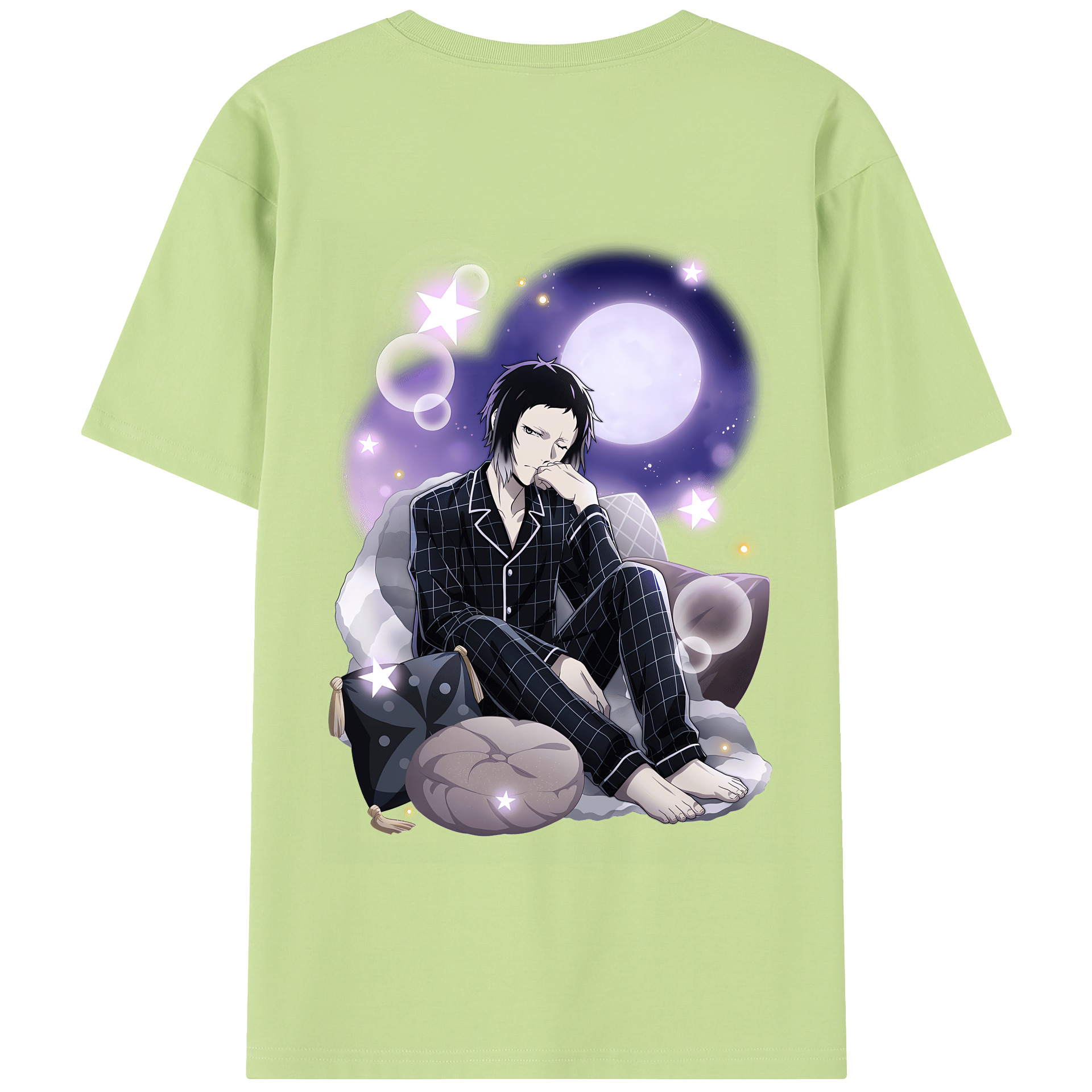 （画像用） 文豪ストレイドッグス Bungo Stray Dogs 綿100％半袖Tシャツ（背面プリント）